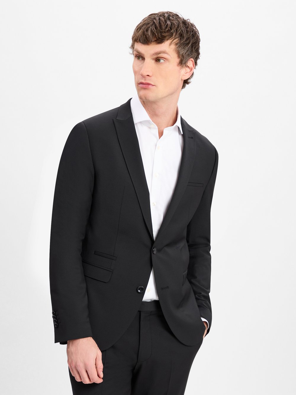 Cinque Baukasten-Sakko Herren Super Slim Fit Wolle