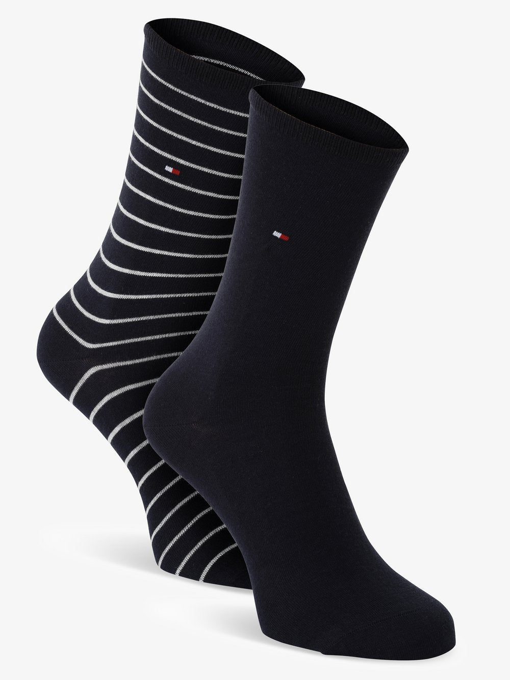 Tommy Hilfiger Socken im 2er-Pack Damen Baumwolle gestreift