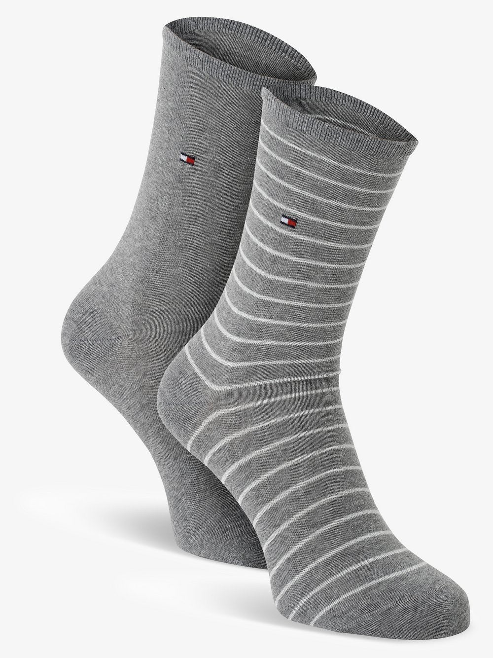 Tommy Hilfiger Socken im 2er-Pack Damen Baumwolle gestreift