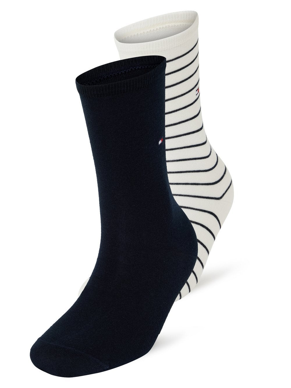 Tommy Hilfiger Socken im 2er-Pack Damen Baumwolle gestreift