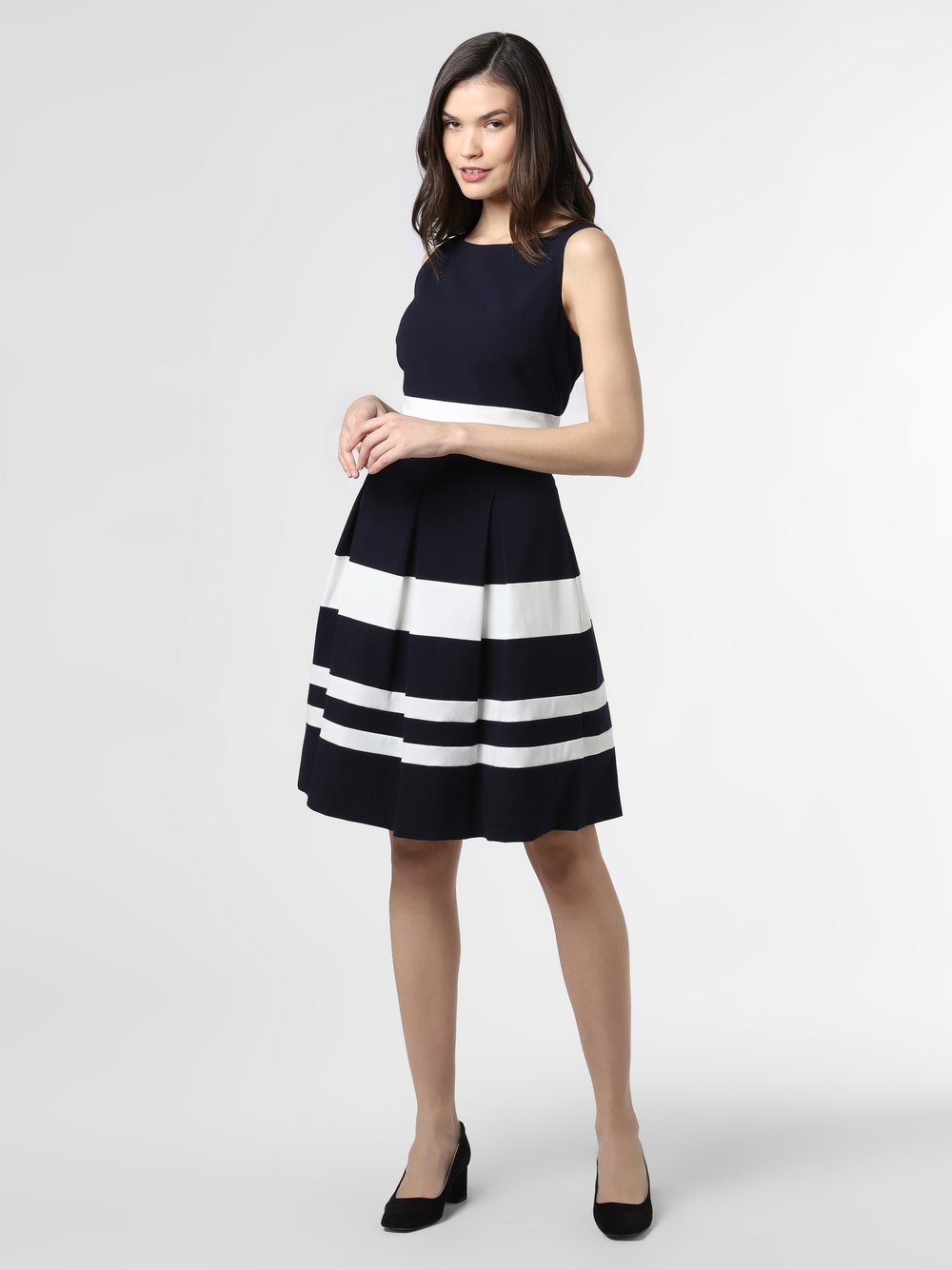 Ambiance Kleid Damen gestreift