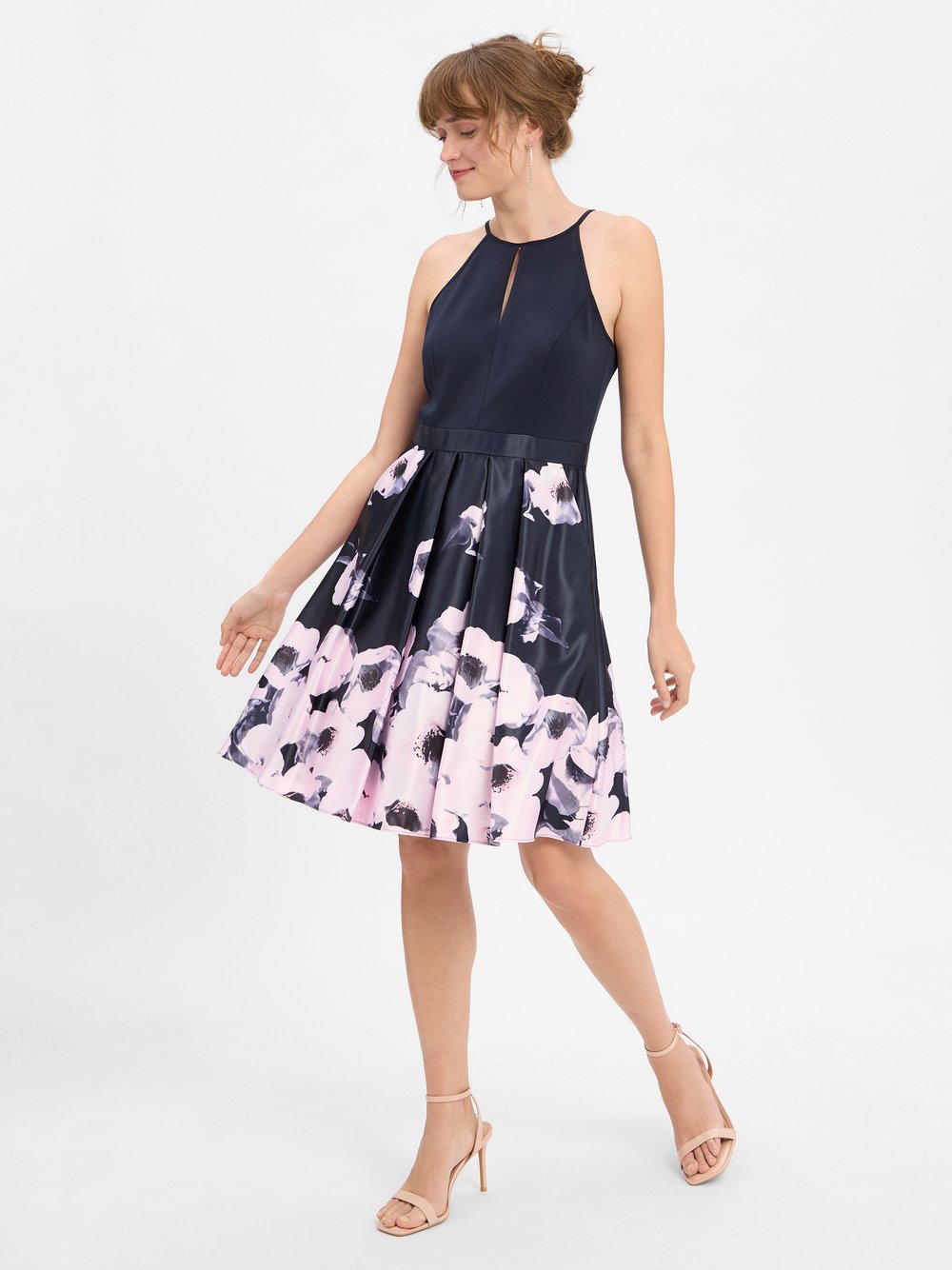 VM Abendkleid Damen gemustert