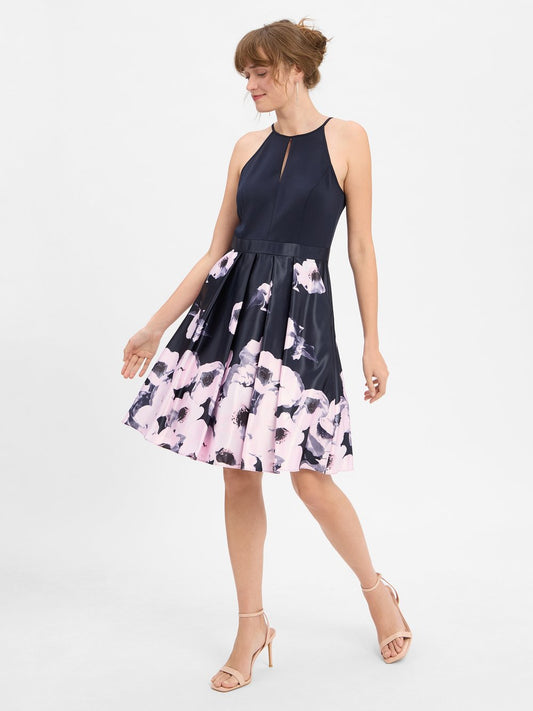 VM Abendkleid Damen gemustert