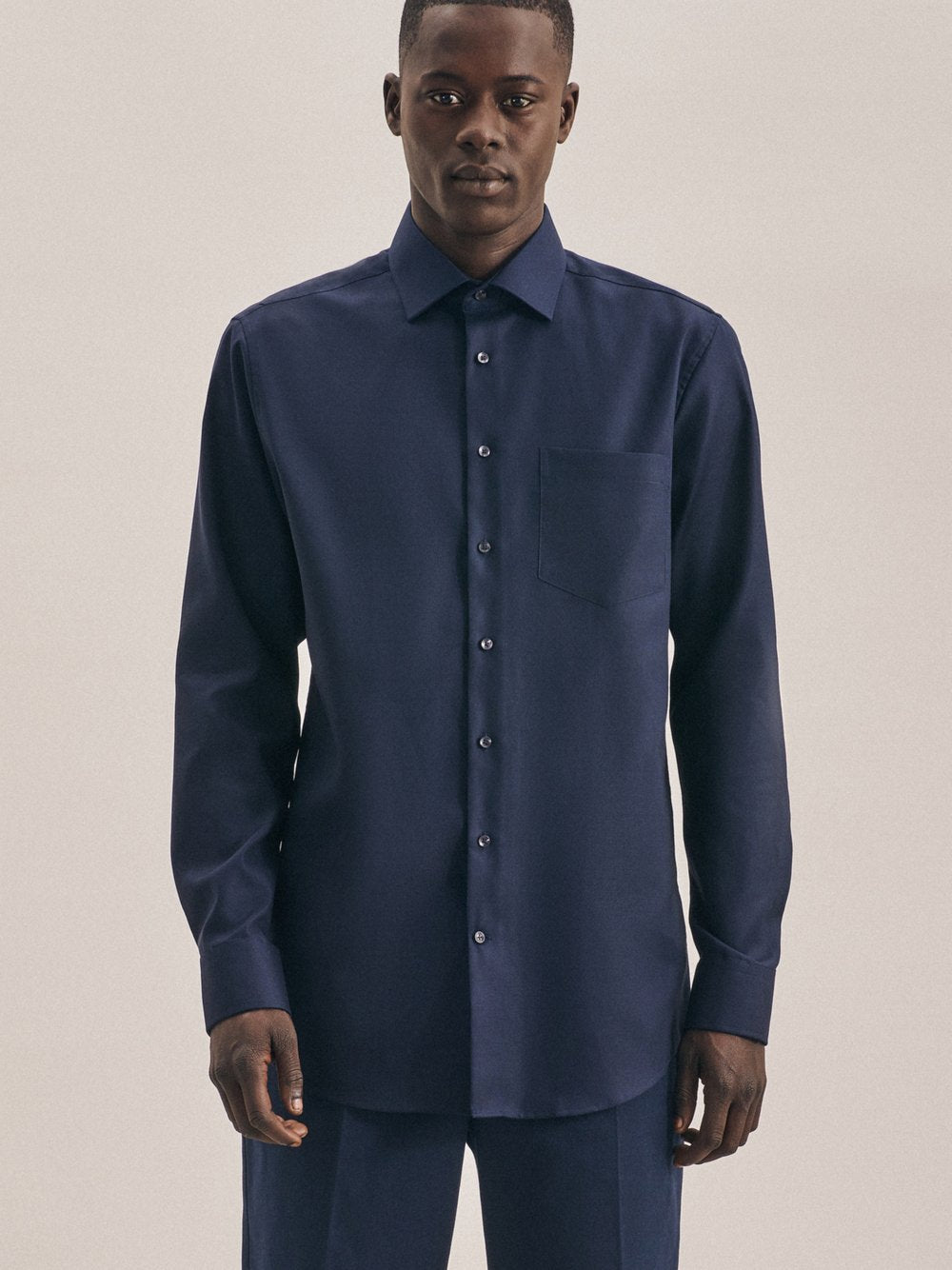 Seidensticker Business Hemd Herren Slim Fit Baumwolle