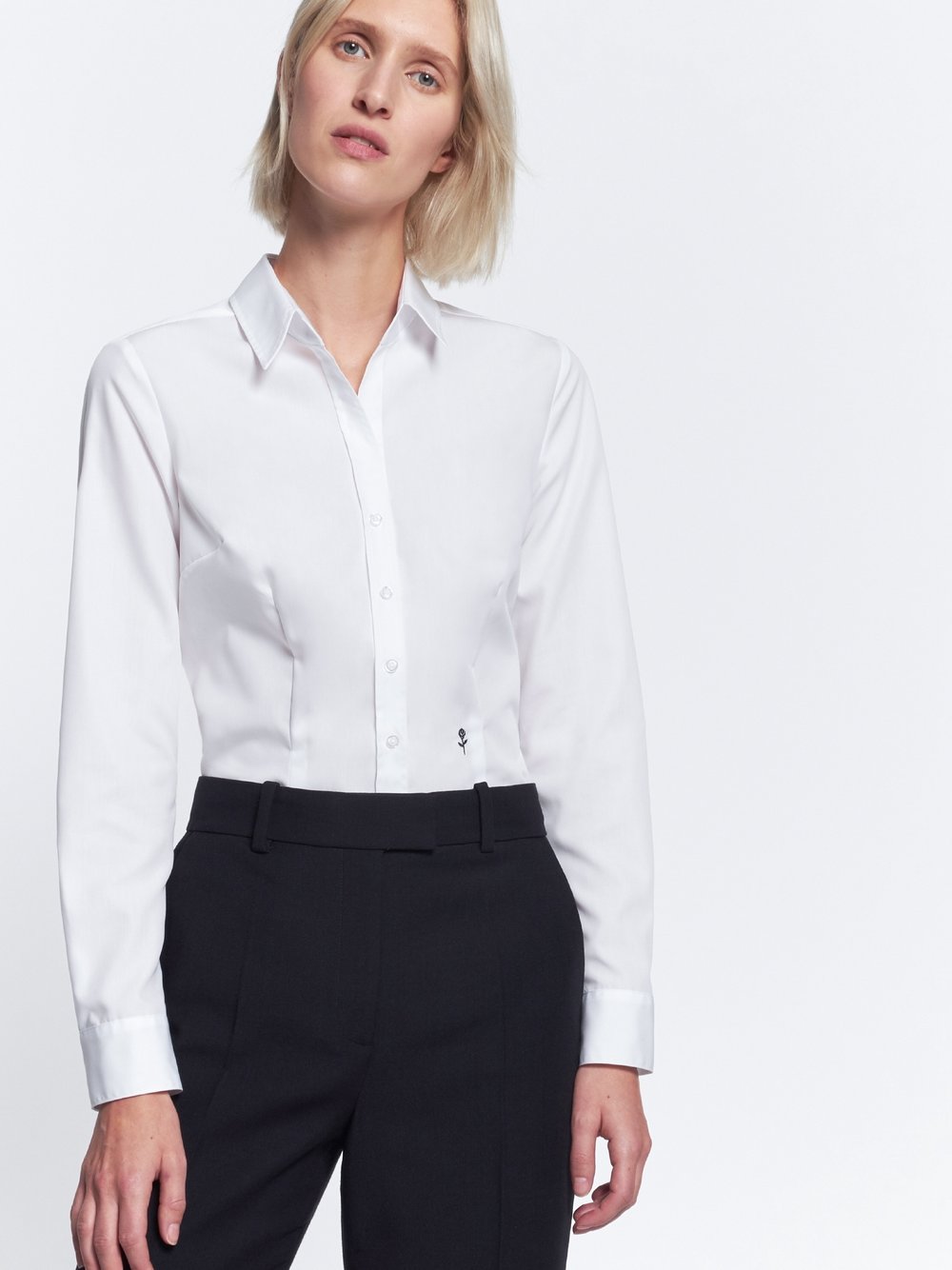 Seidensticker Business Hemd Herren Slim Fit Baumwolle