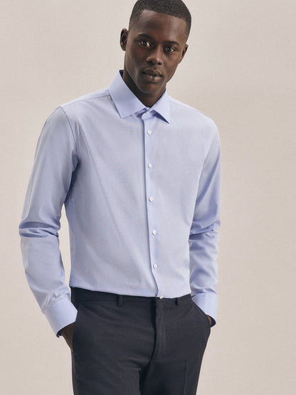 Seidensticker Business Hemd Herren Slim Fit Baumwolle