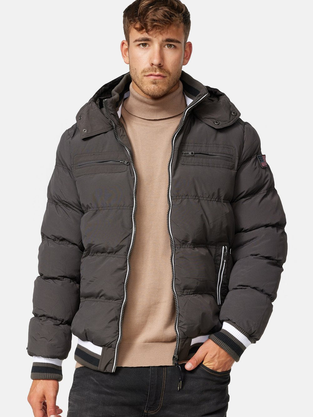 Indicode Winterjacke Herren Polyamid