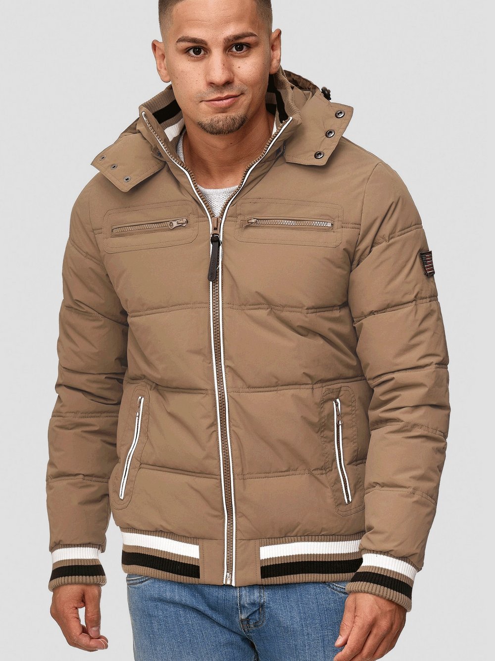 Indicode Winterjacke Herren Polyamid