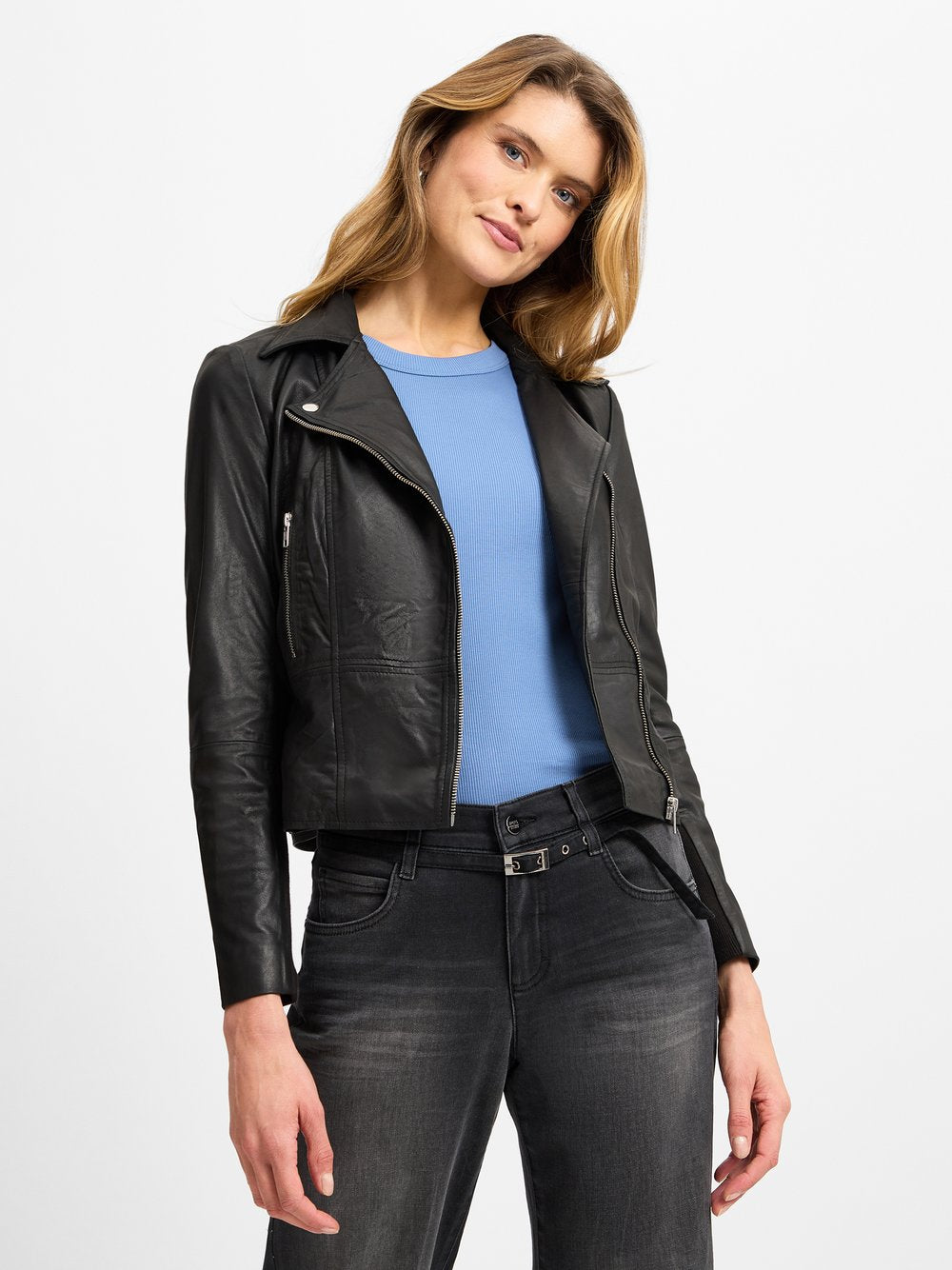 Y.A.S Lederjacke Damen