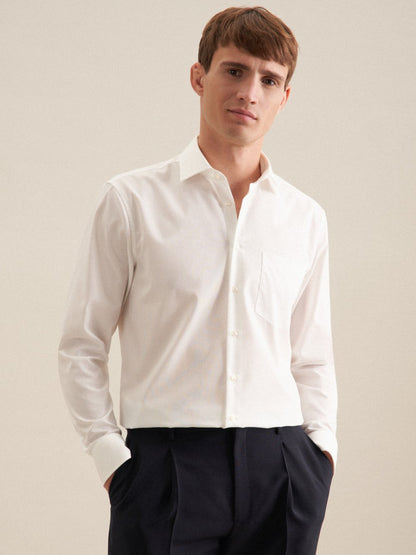 Seidensticker Business Hemd Herren Slim Fit Baumwolle