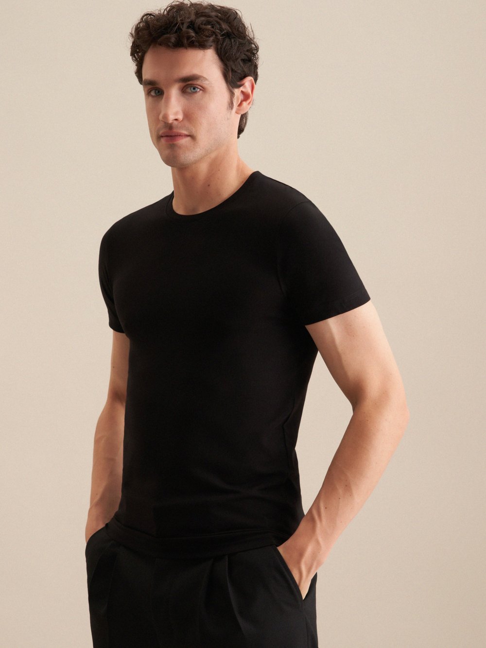 Seidensticker Business Hemd Herren Slim Fit Baumwolle