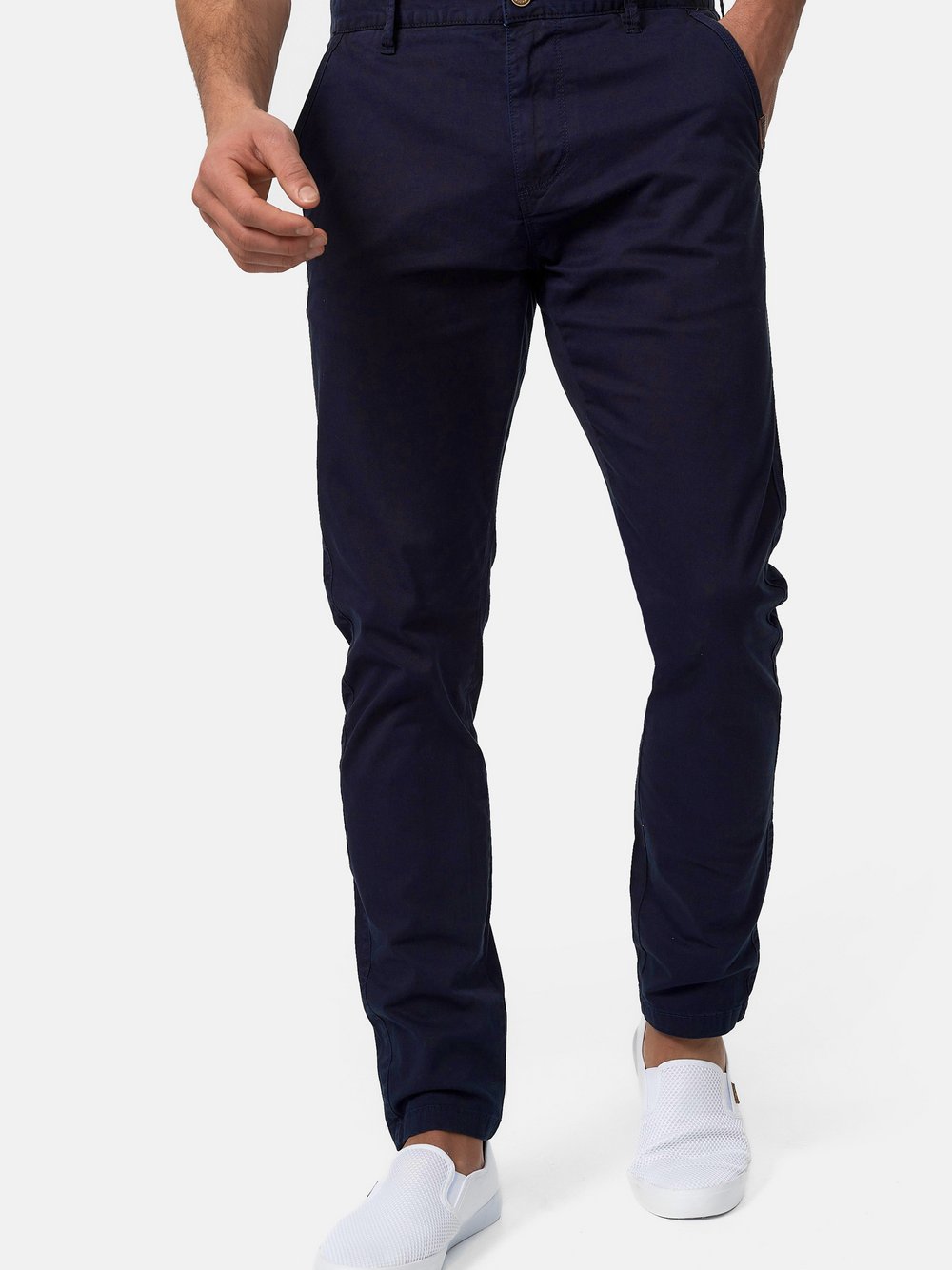 Indicode Chinohose Herren Baumwolle