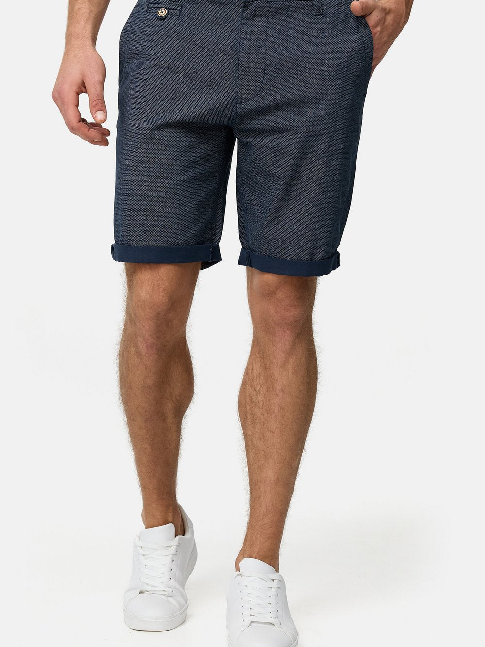 Indicode Chino Shorts Herren Baumwolle