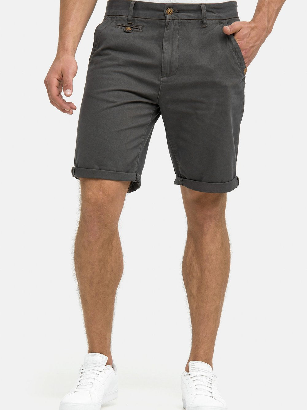 Indicode Chino Shorts Herren Baumwolle