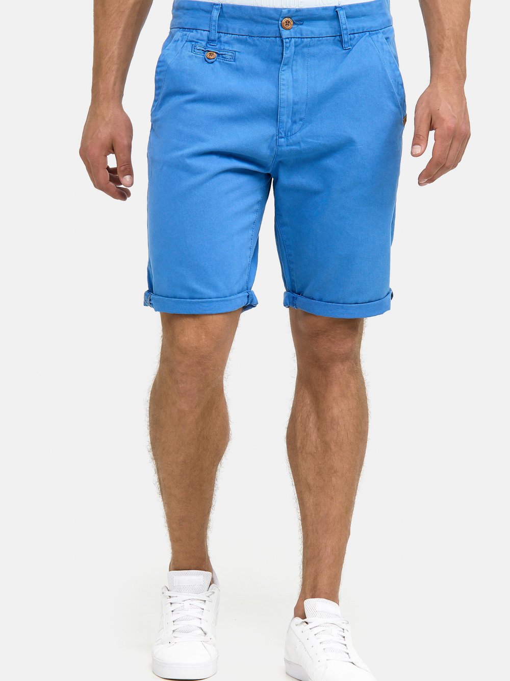 Indicode Chino Shorts Herren Baumwolle