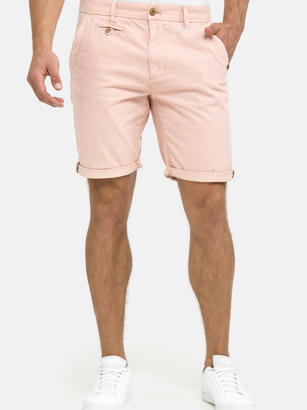 Indicode Chino Shorts Herren Baumwolle