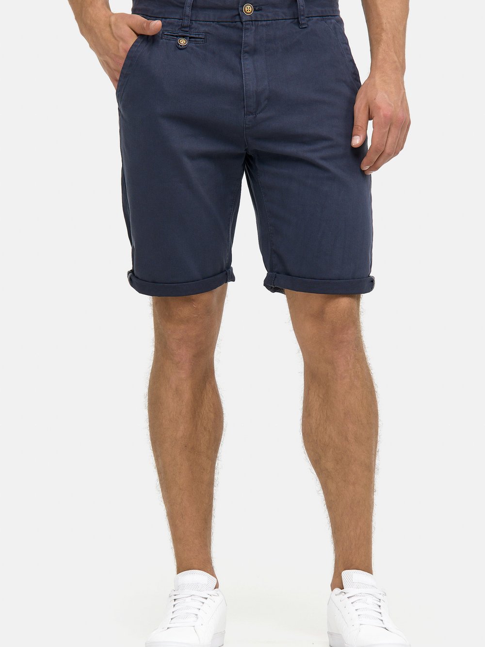 Indicode Chino Shorts Herren Baumwolle