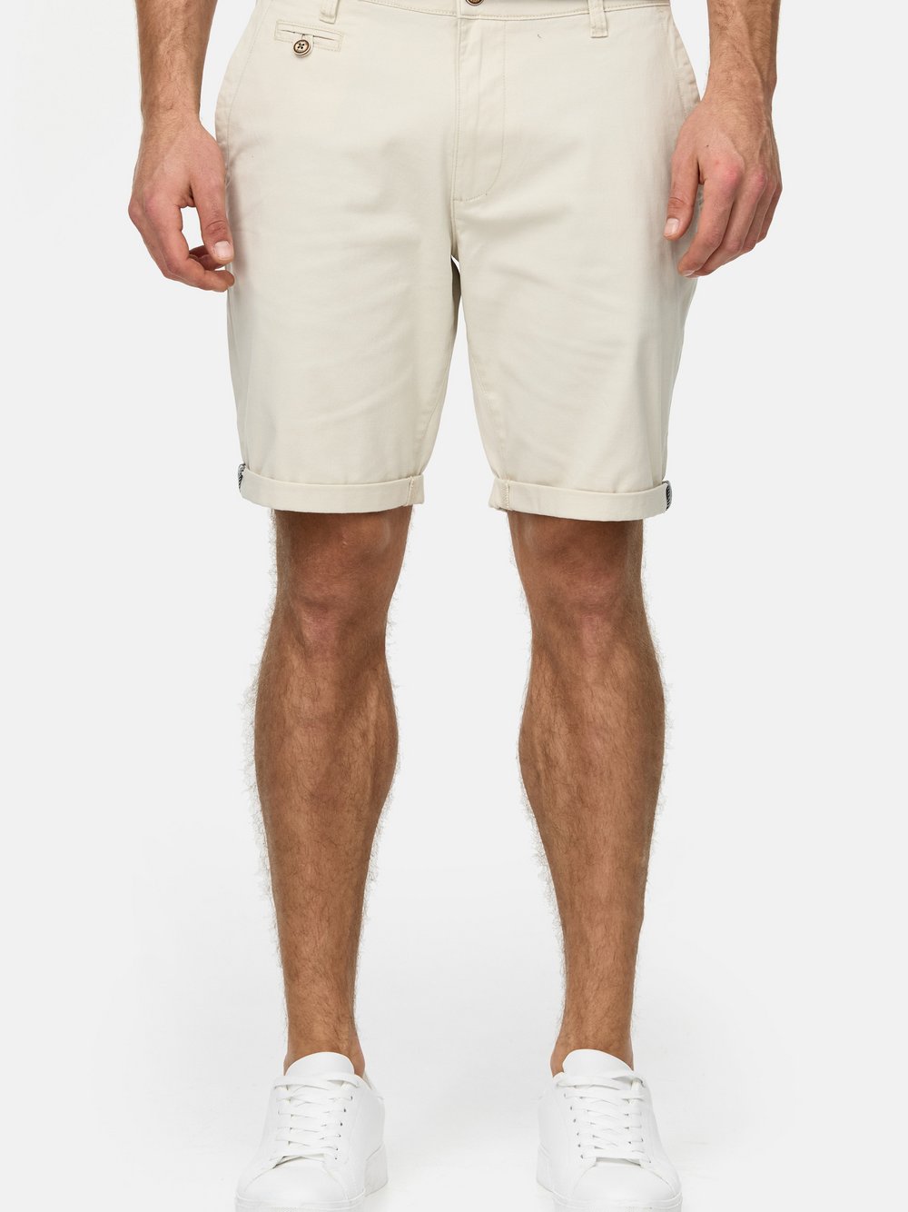 Indicode Chino Shorts Herren Baumwolle