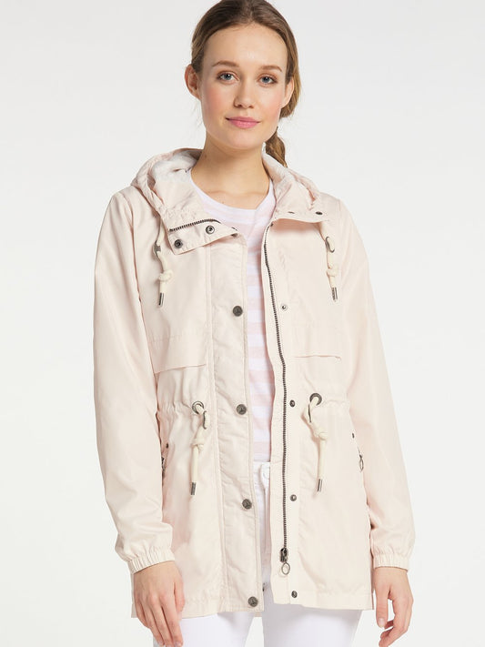 Dreimaster Glänzende Übergangsjacke Damen