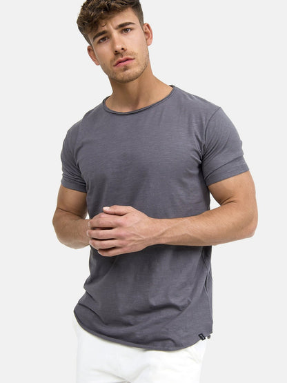 Indicode T-Shirt Herren Baumwolle