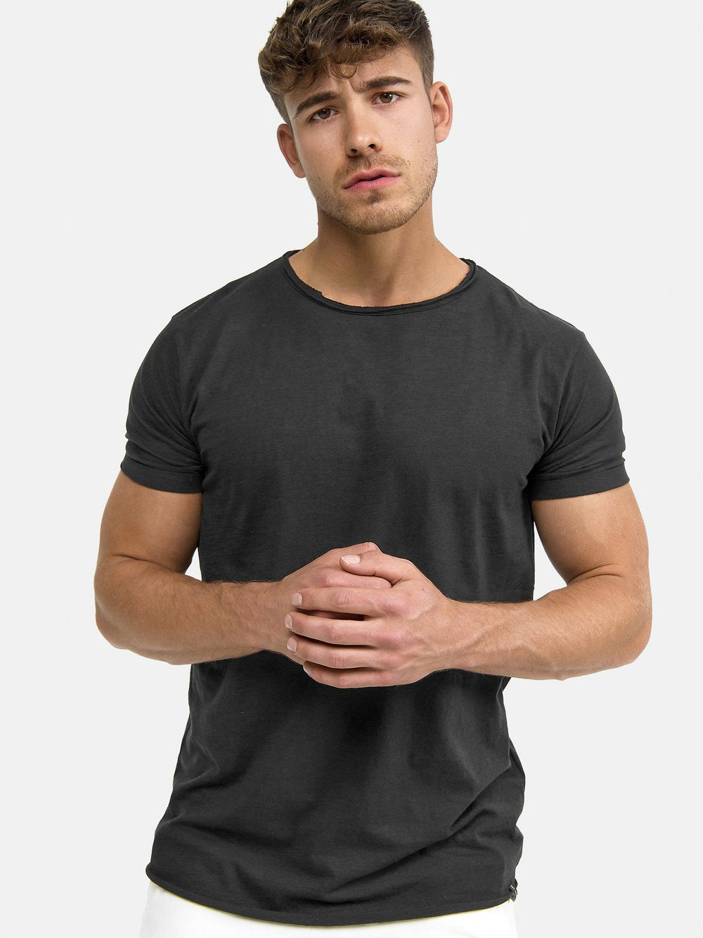 Indicode T-Shirt Herren Baumwolle