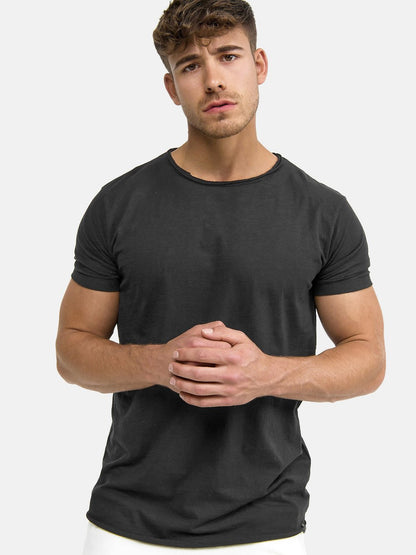 Indicode T-Shirt Herren Baumwolle