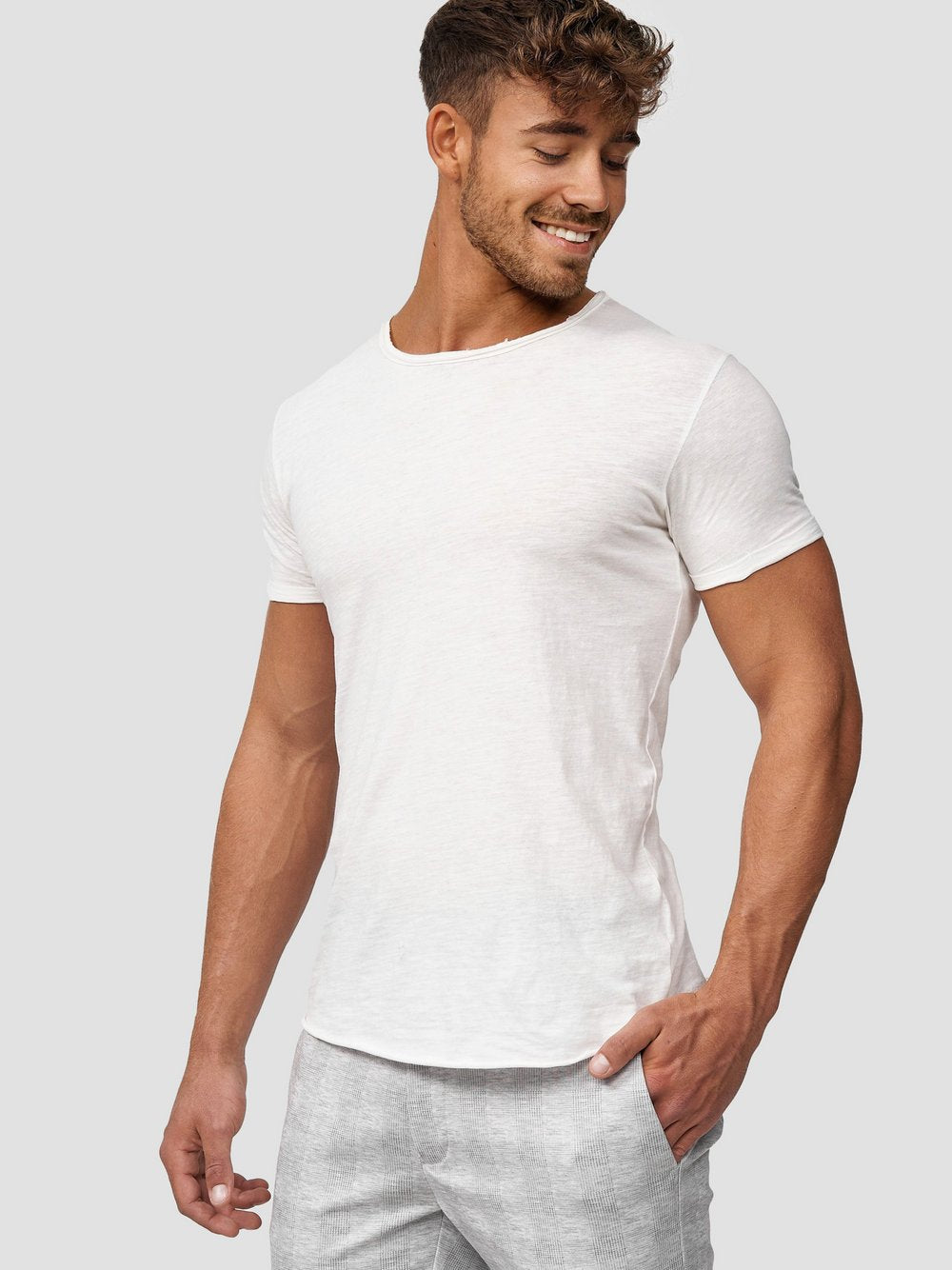 Indicode T-Shirt Herren Baumwolle