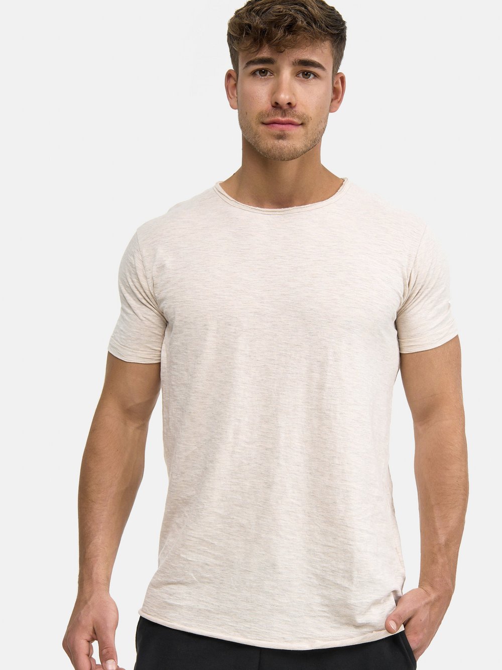 Indicode T-Shirt Herren Baumwolle