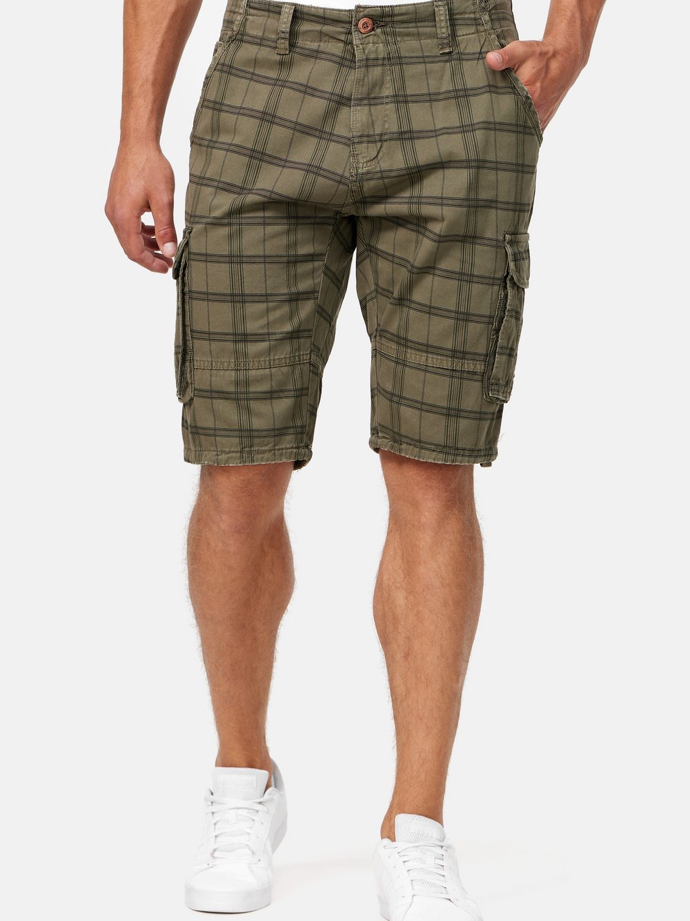 Indicode Shorts Cargo Herren Baumwolle
