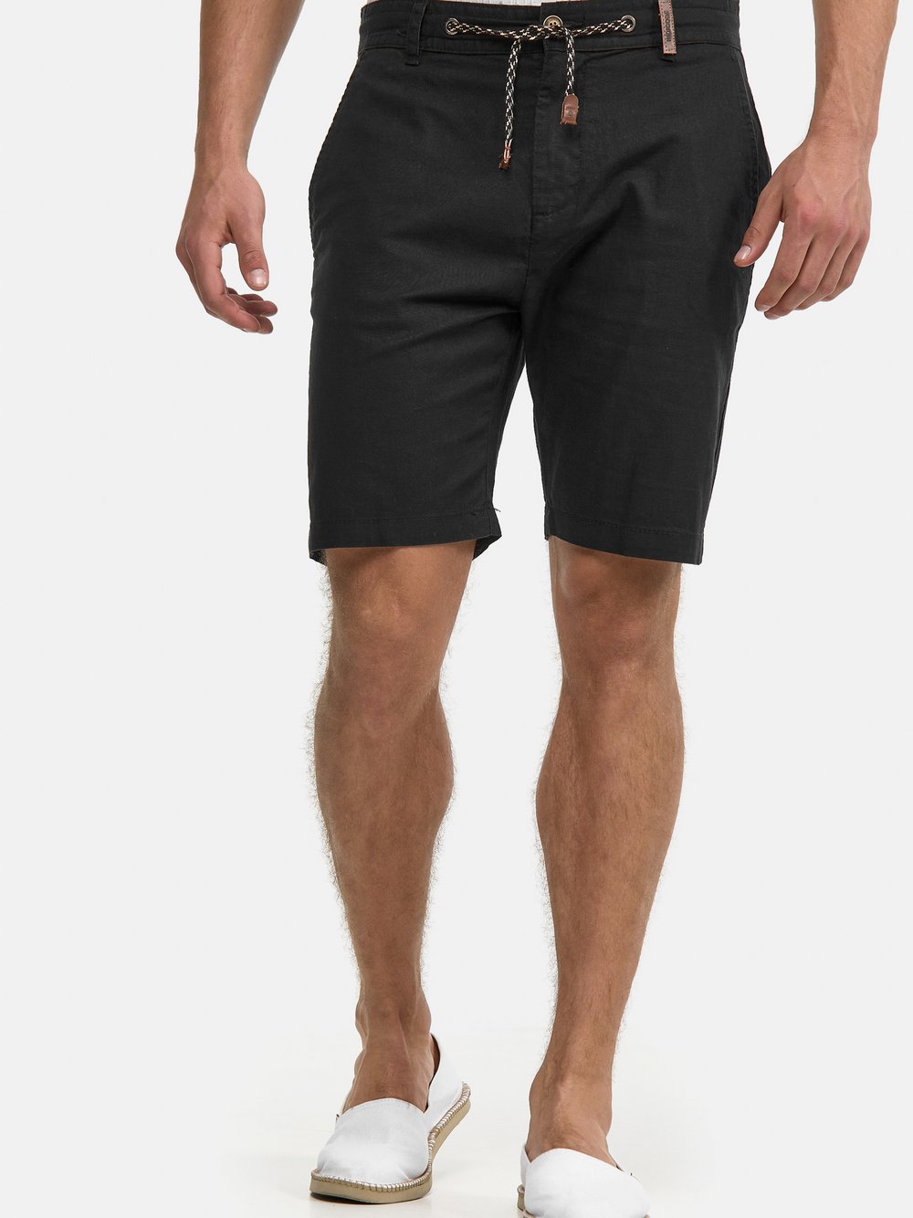 Indicode Shorts Leinen Herren