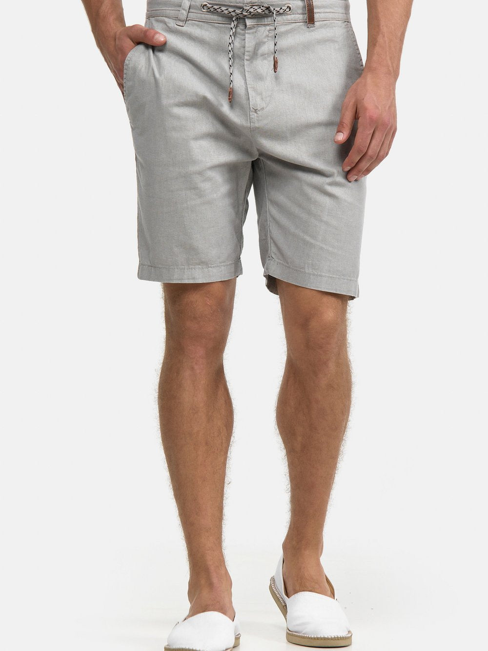 Indicode Shorts Leinen Herren