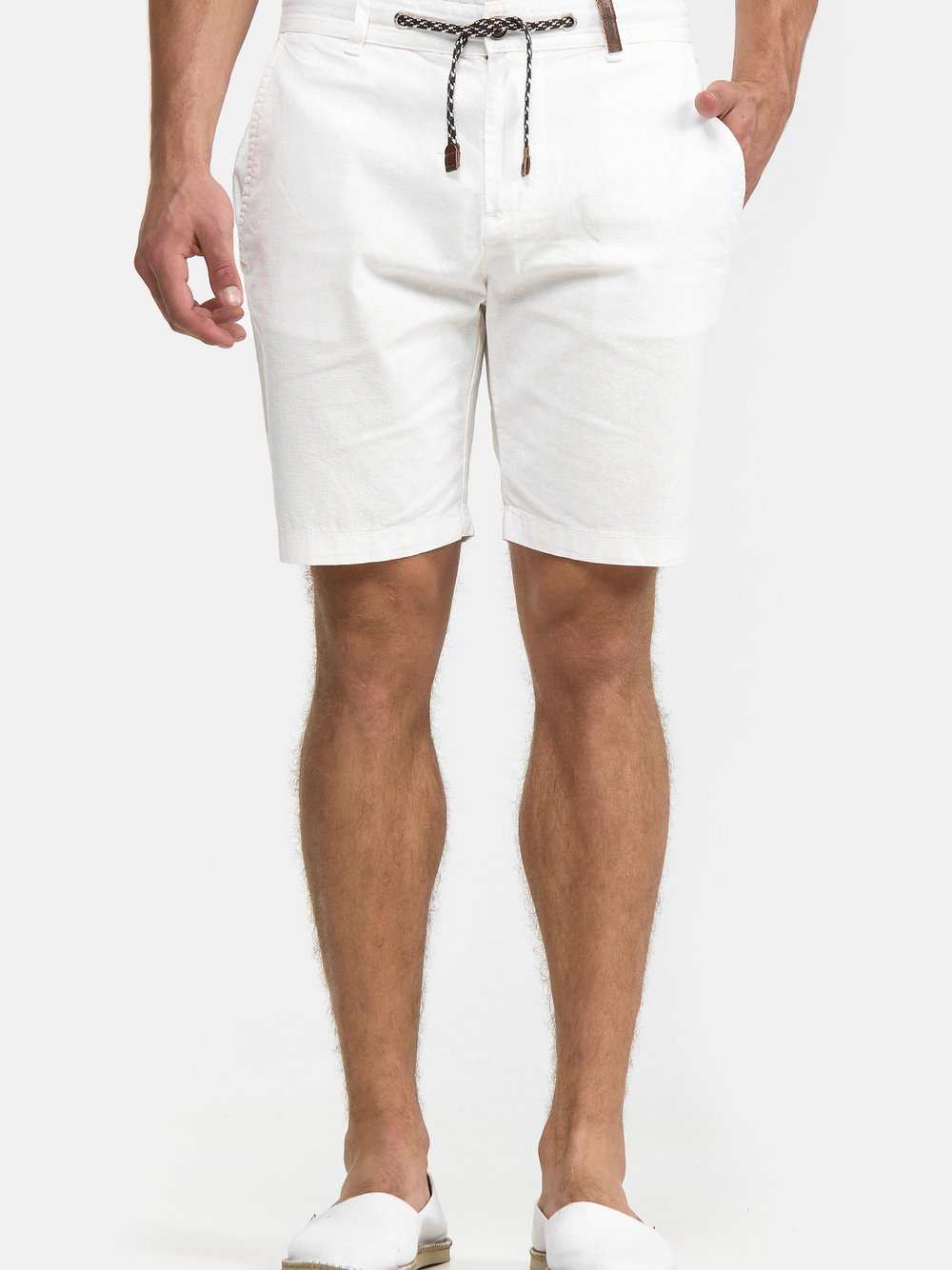 Indicode Shorts Leinen Herren