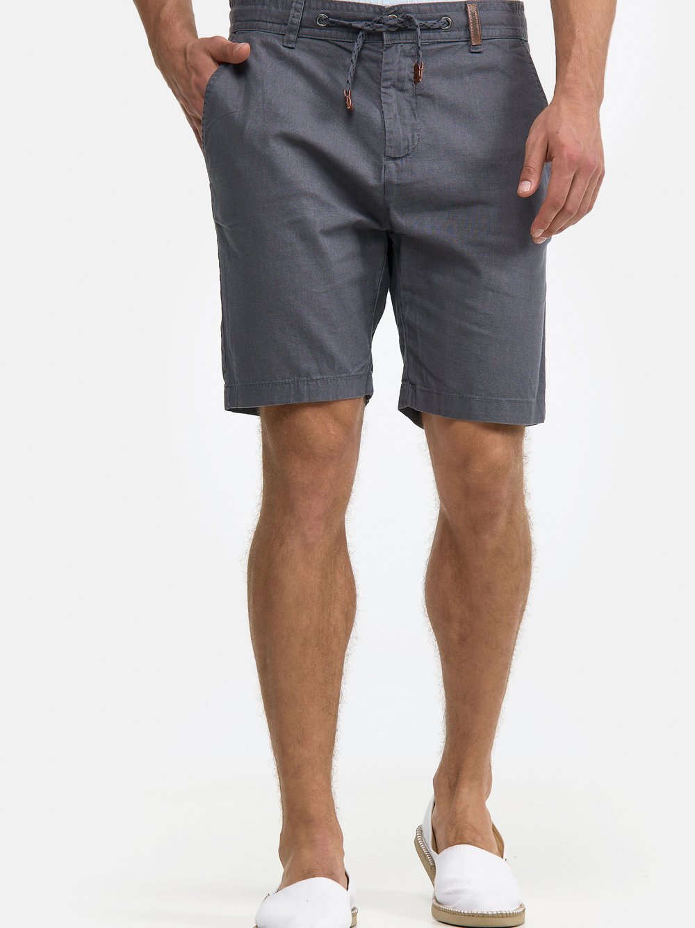 Indicode Shorts Leinen Herren