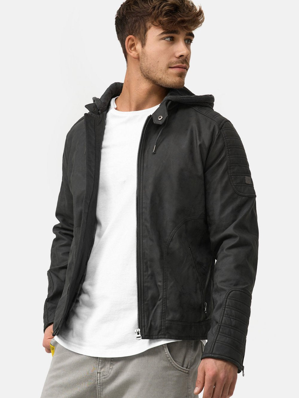 Indicode Kunstlederjacke Herren
