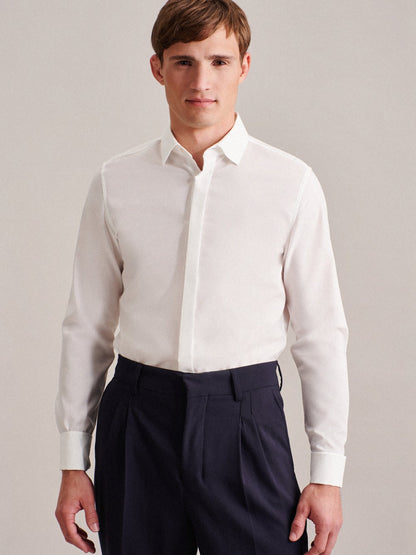Seidensticker Business Hemd Herren Slim Fit Baumwolle