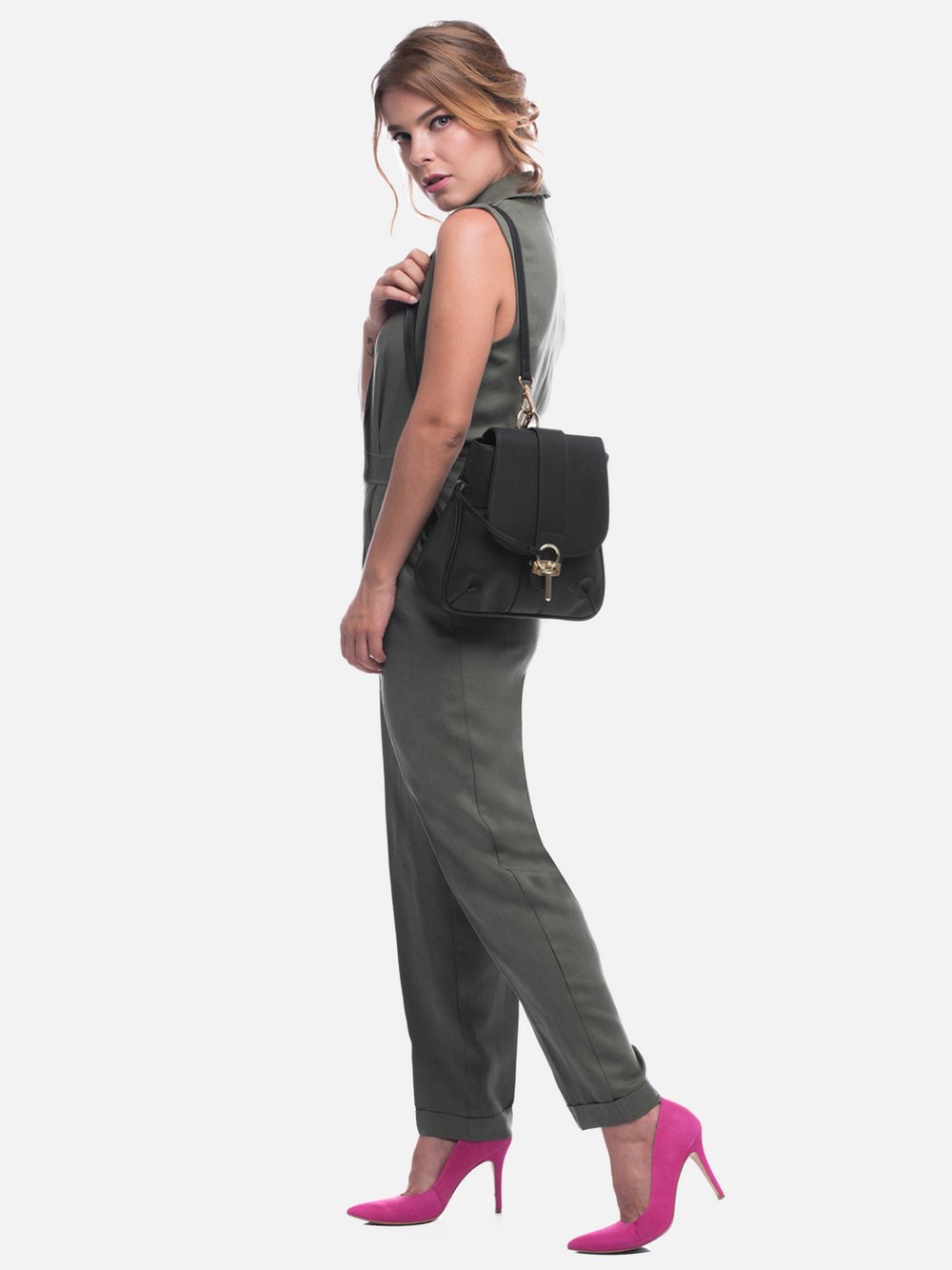 C`iel Cityrucksack Damen Leder