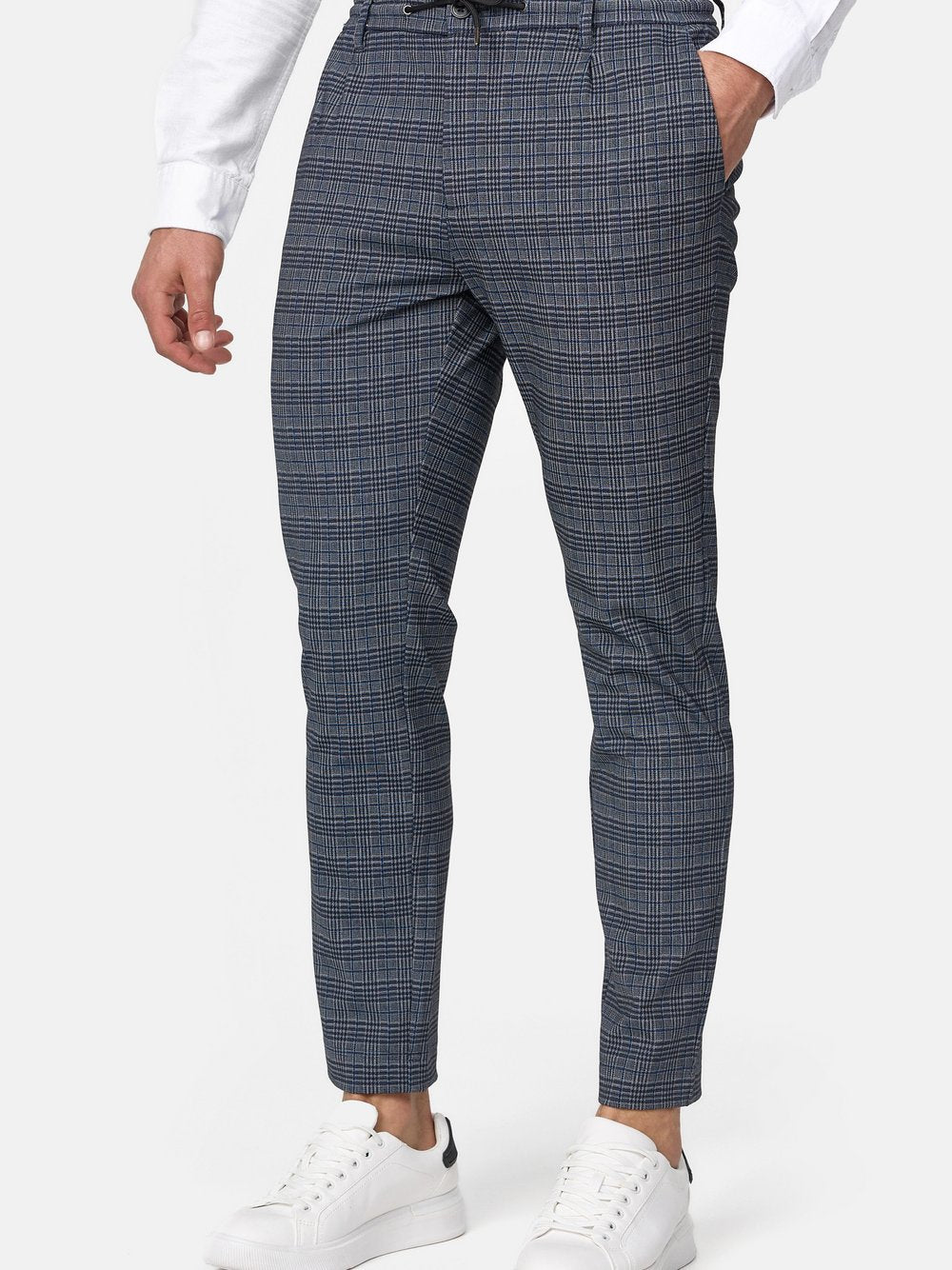 Jeff Hose Herren Viskose kariert