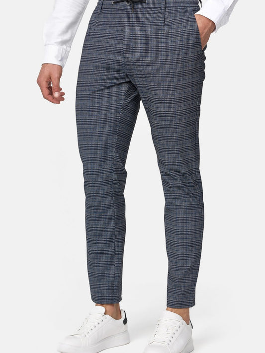 Jeff Hose Herren Viskose kariert