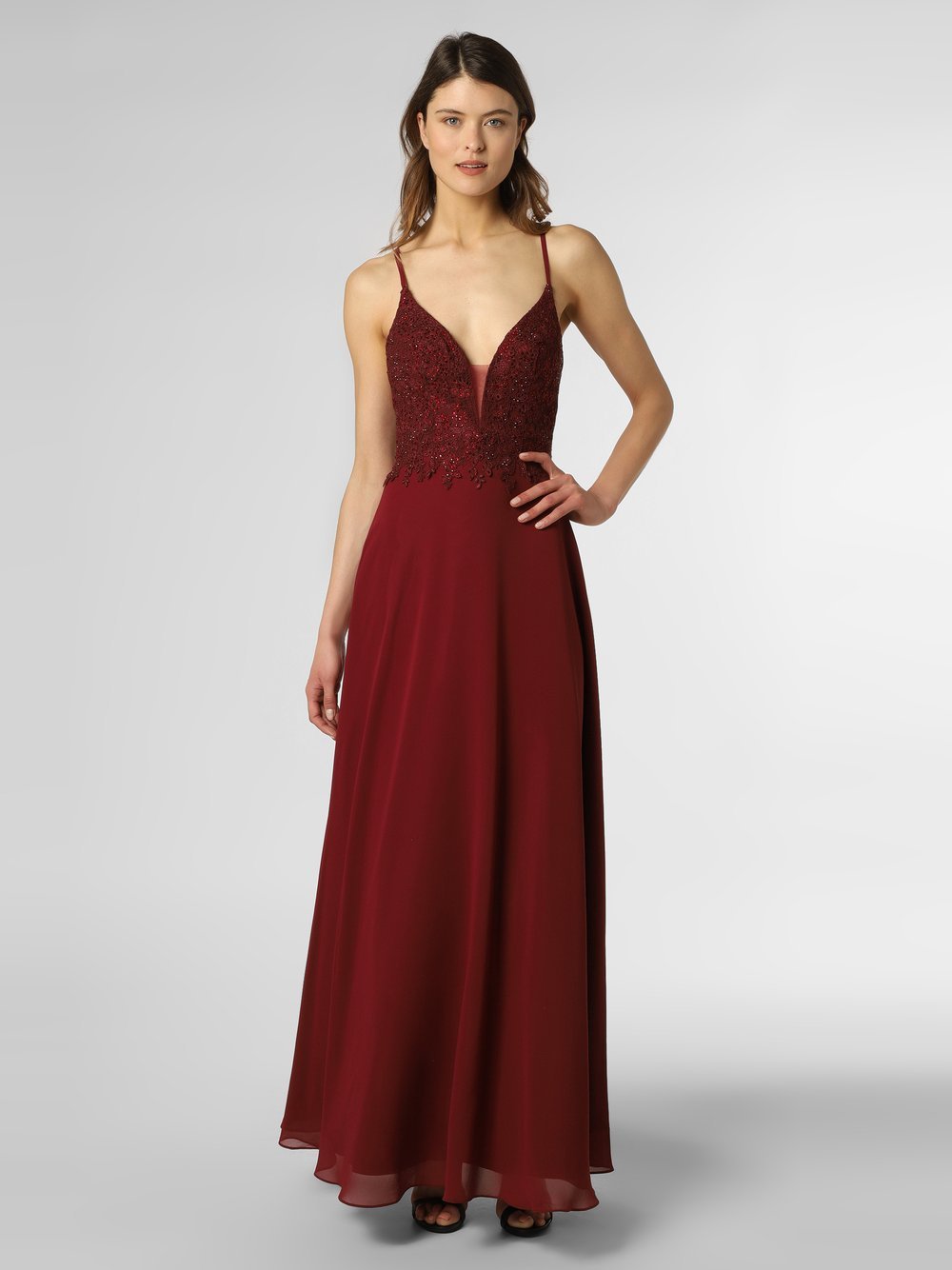 Luxuar Fashion Abendkleid Damen Chiffon