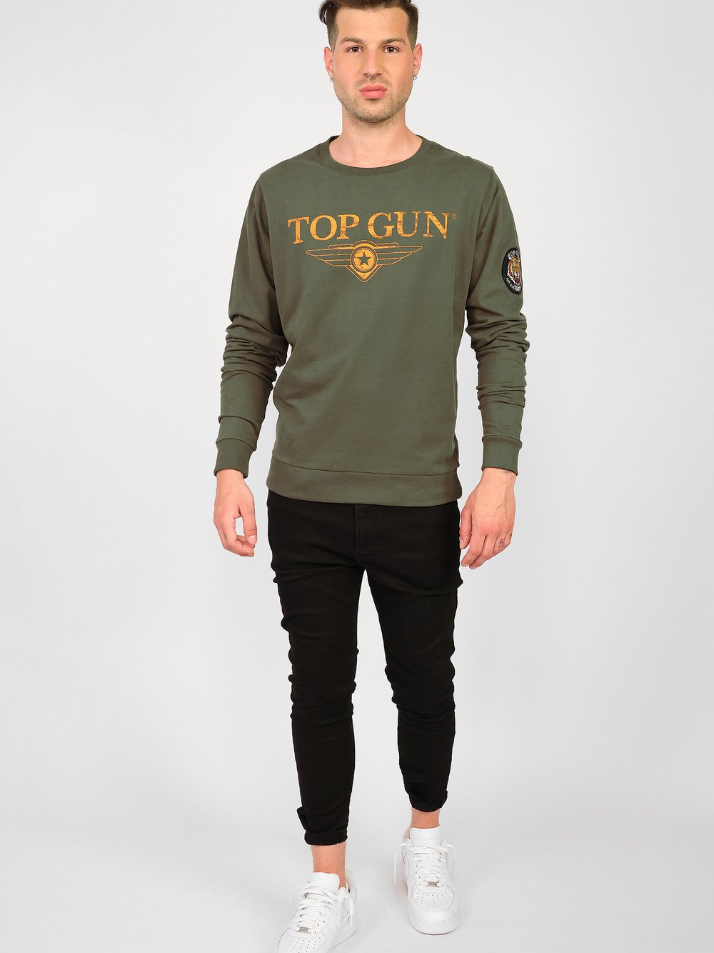 Topgun Sweater Herren Baumwolle