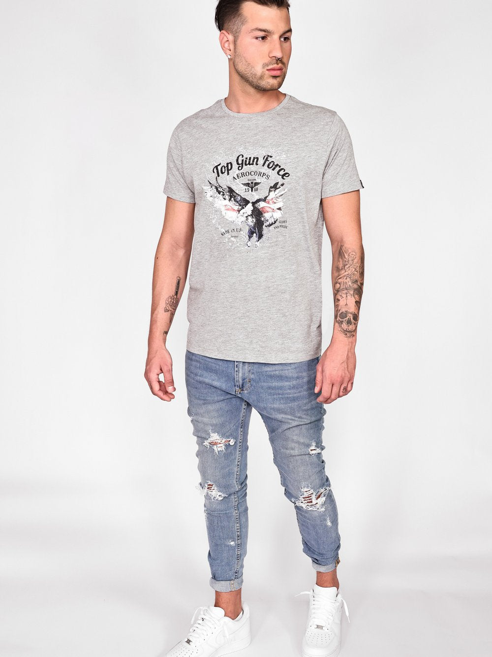 Topgun T-Shirt Herren Baumwolle