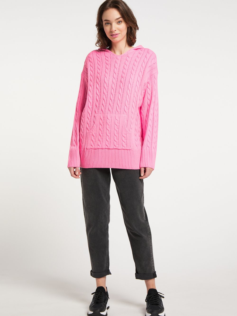 MyMo Strickhoodie Damen