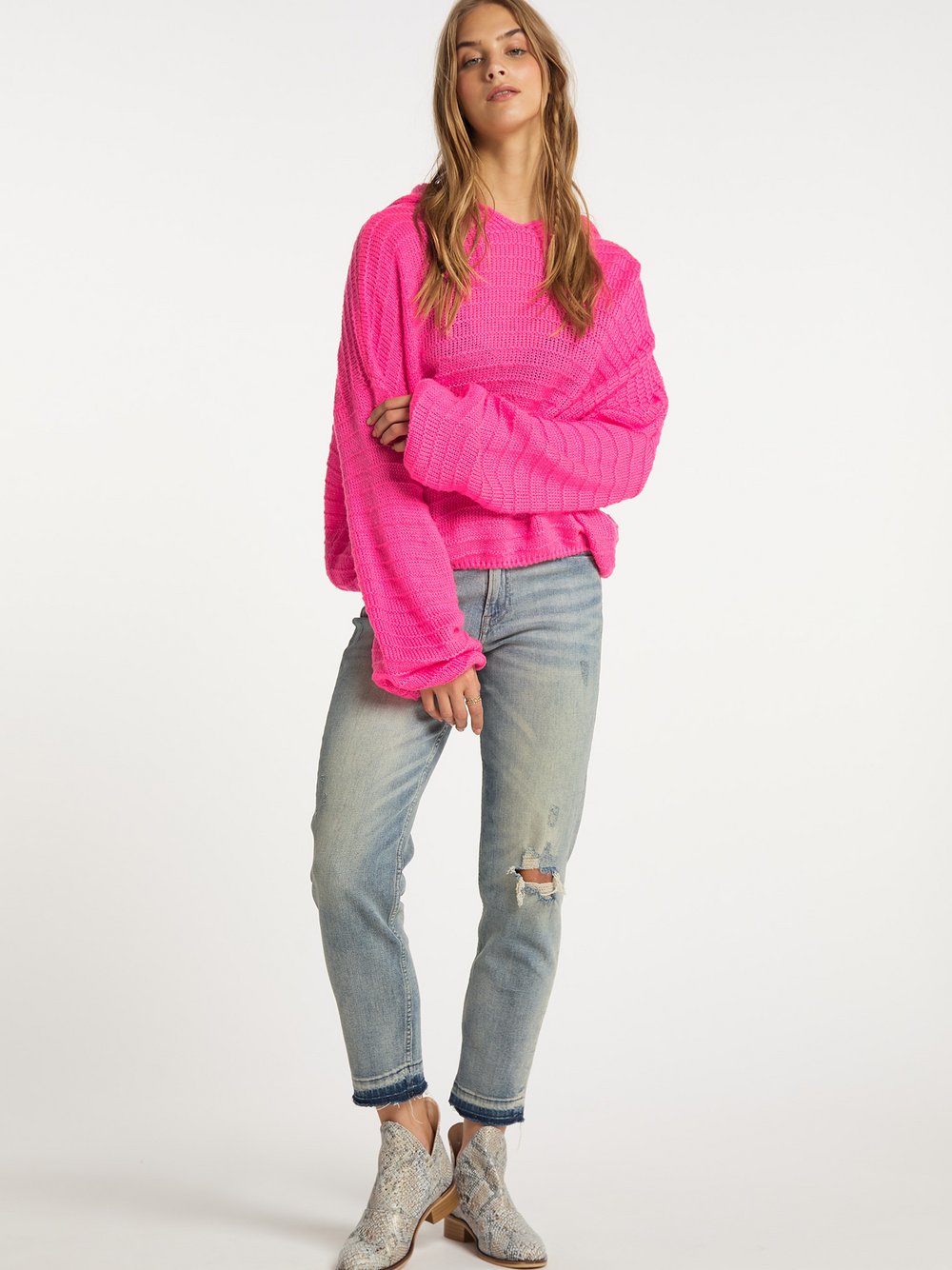 IZIA Strickhoodie Damen