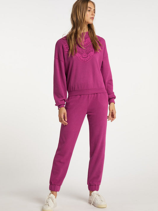 IZIA Sweatshirt Damen Baumwolle