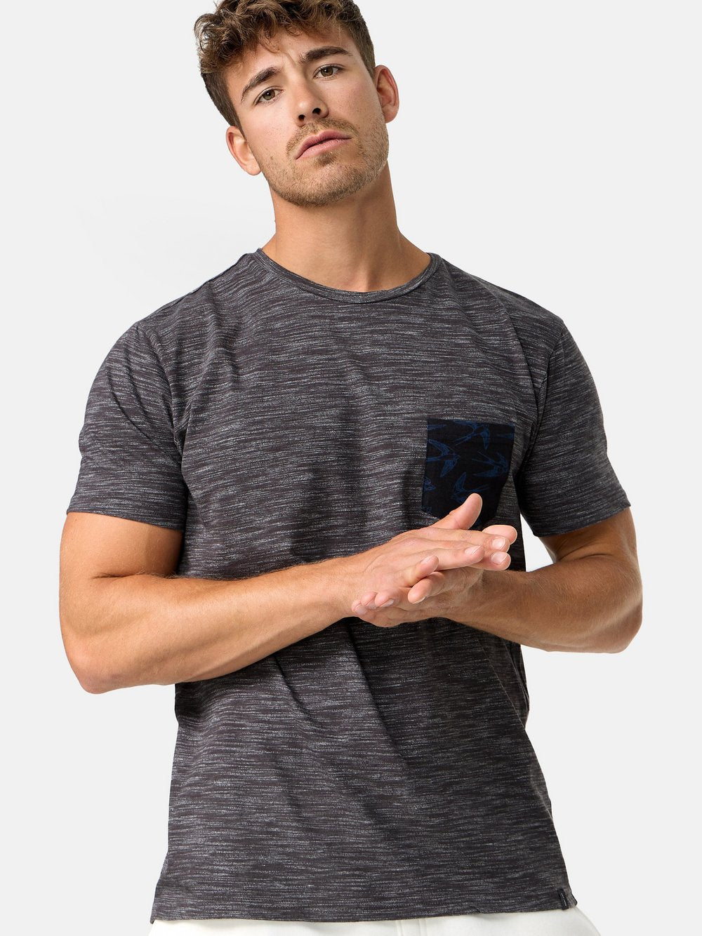 Indicode T-Shirt Herren Baumwolle