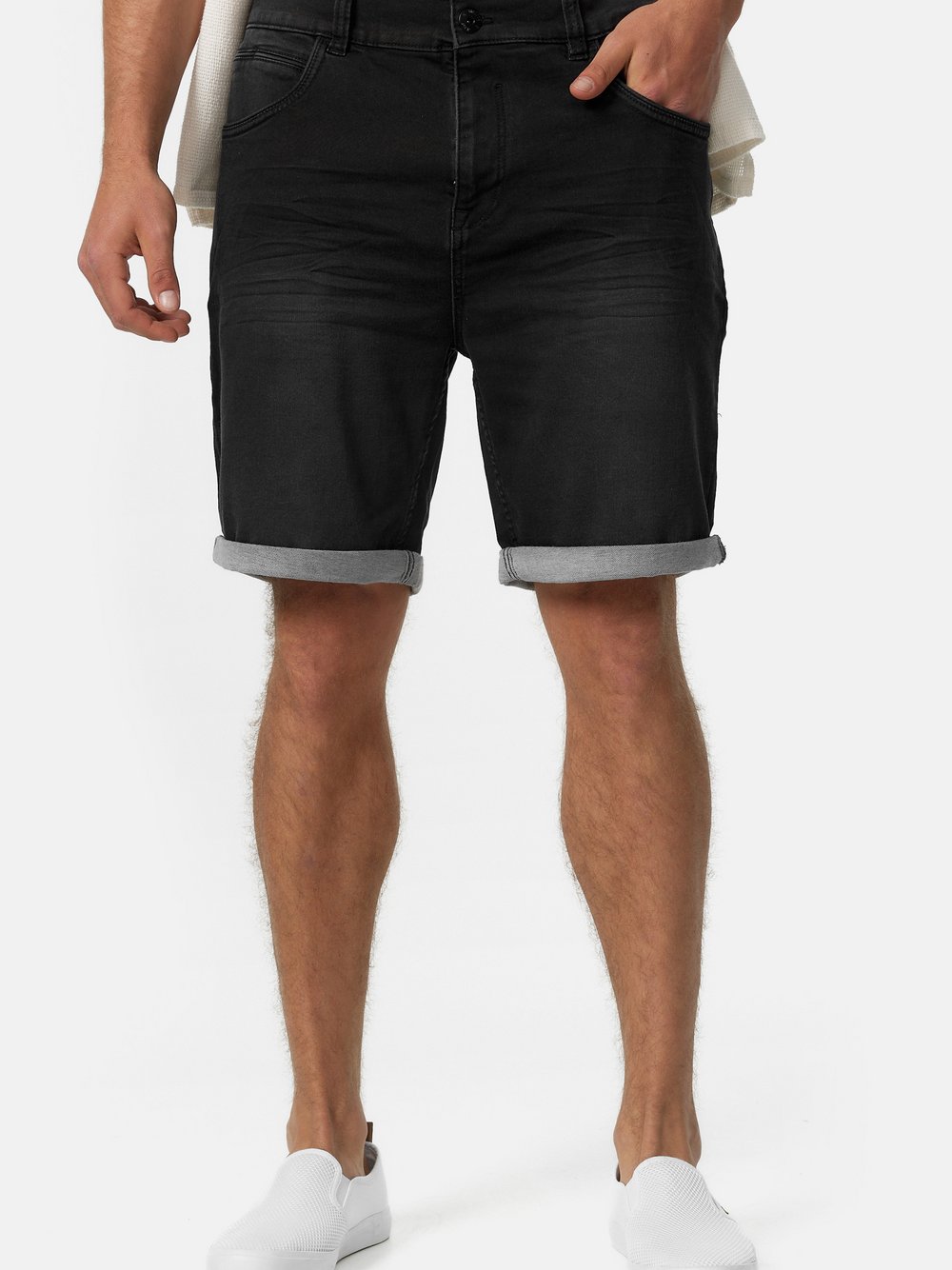 Indicode Shorts Jeans Herren Baumwolle