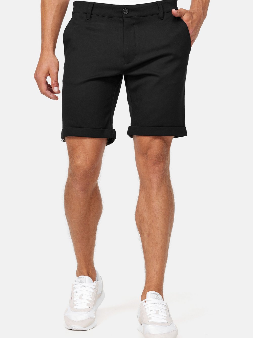 Indicode Chino Shorts Herren Viskose