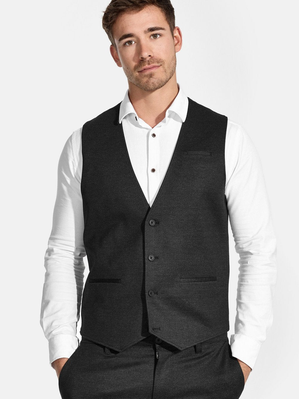 Jeff Anzugweste Herren Regular Fit