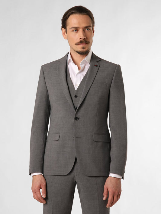 Finshley & Harding London Baukasten-Sakko Herren Slim Fit meliert