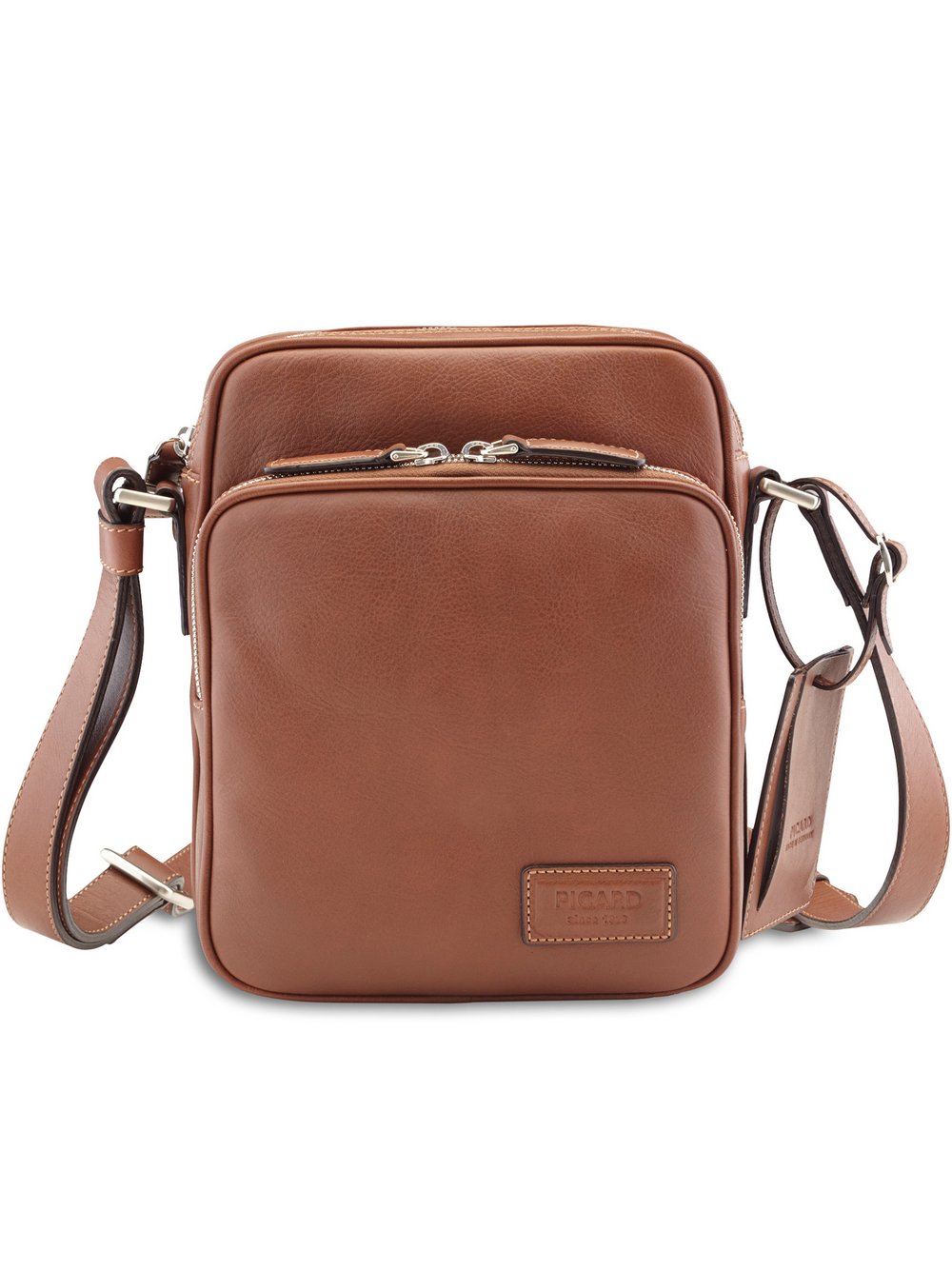 PICARD Umhängetasche Herren Leder strukturiert